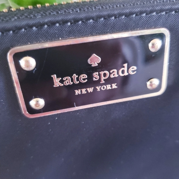 Kate Spade Wilson Road Neda Black Nylon Zip Around Wallet - Picture 10 of 10